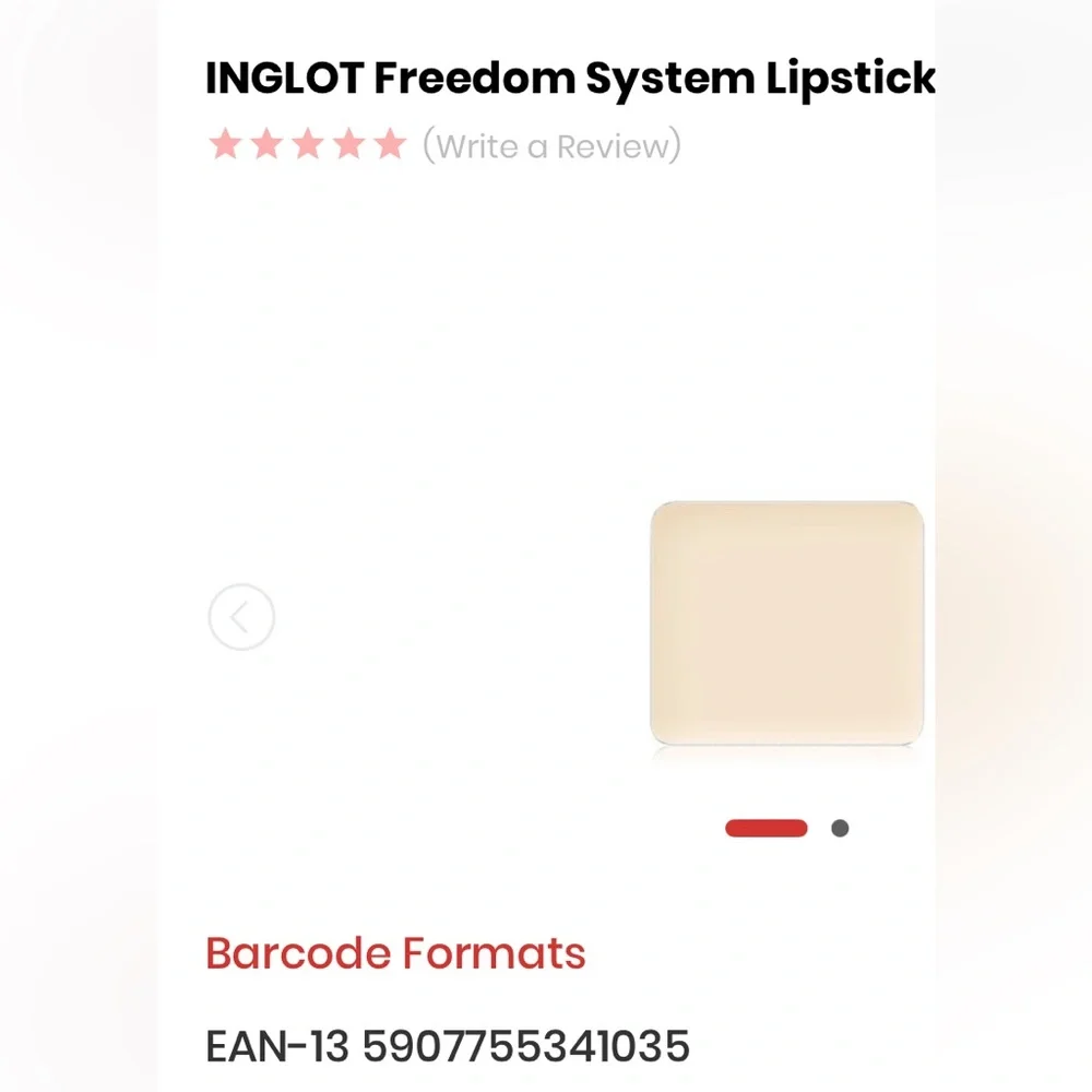 Inglot Freedom System Square Lipstick Matte #503